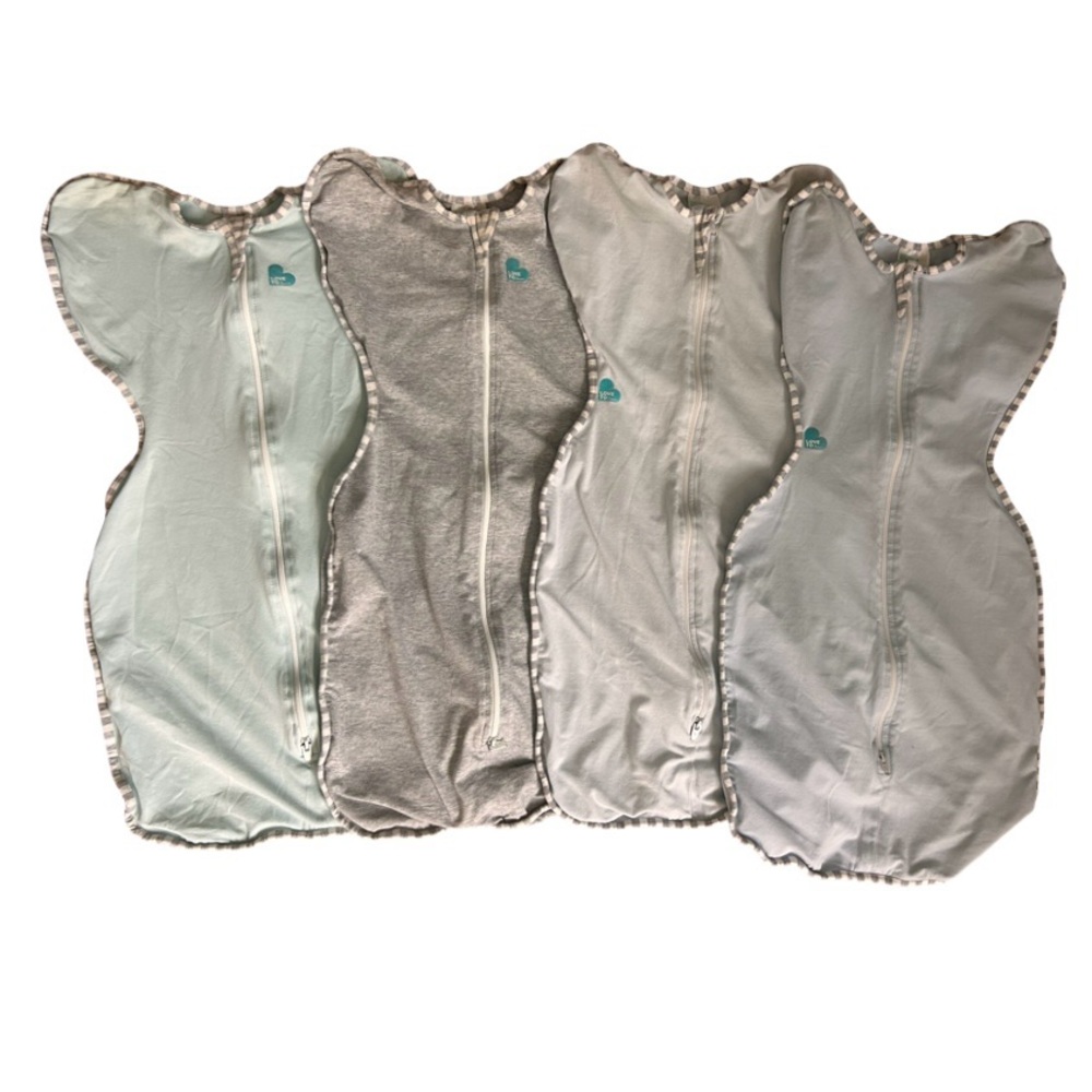 Size M 4 - Love To Dream Swaddles Zipper Sleep Zip Sack Pod Bundle 13-19 lbs Med - Picture 4 of 12